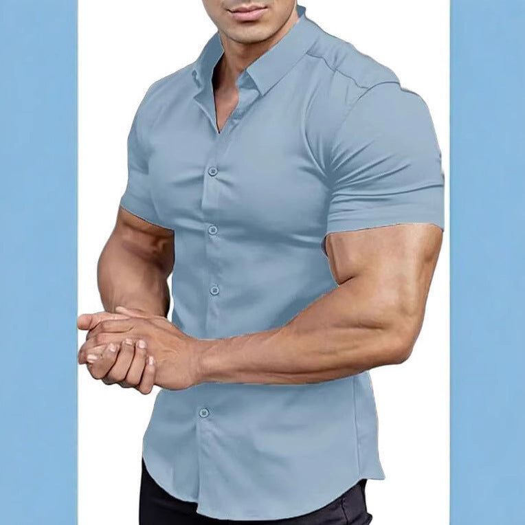 Chemise Sculptée Premium - Style Cintré Luxe | Look Viril Élégant