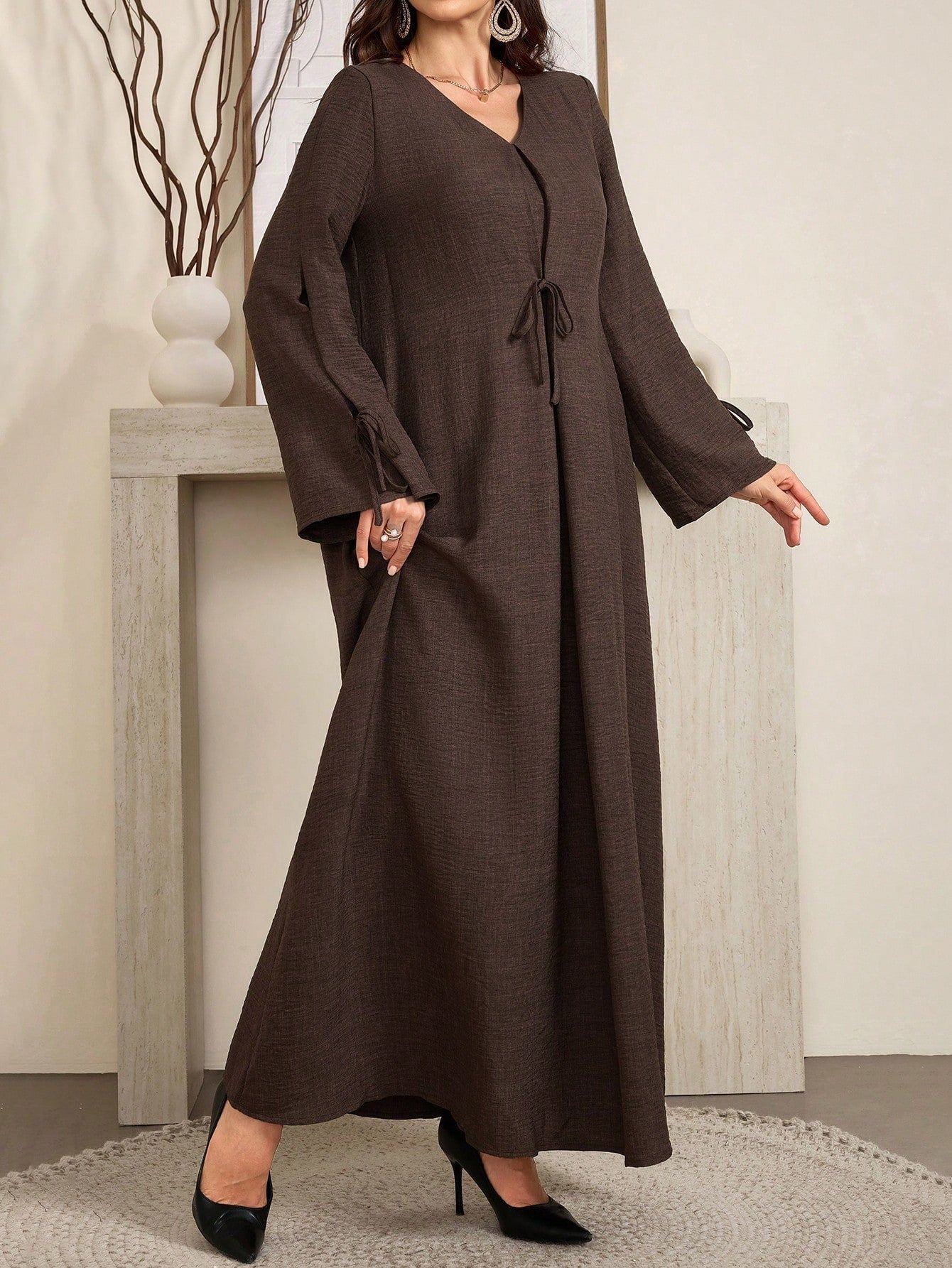 Robe Longue Élégante Bohème Chic – Confort & Style au Quotidien