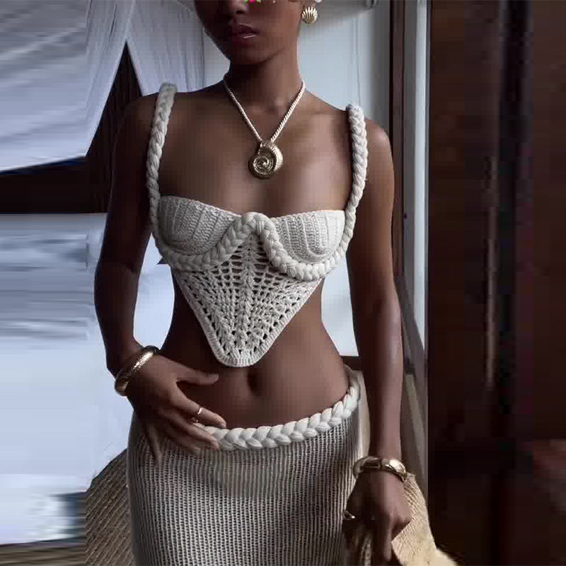 Ensemble Crochet Luxe 2 Pièces – Édition Élégance Bohème™