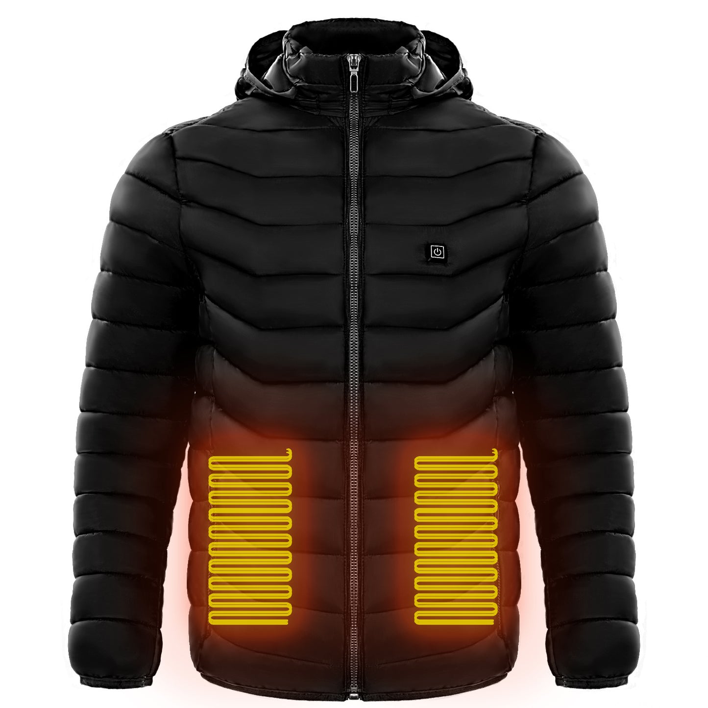 Veste chauffante électrique unisexe – Doudoune chauffée USB avec zones de chaleur, hiver & outdoor
