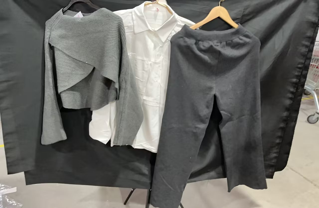 Ensemble 3 Pièces – Élégance Décontractée & Superposition Stylée