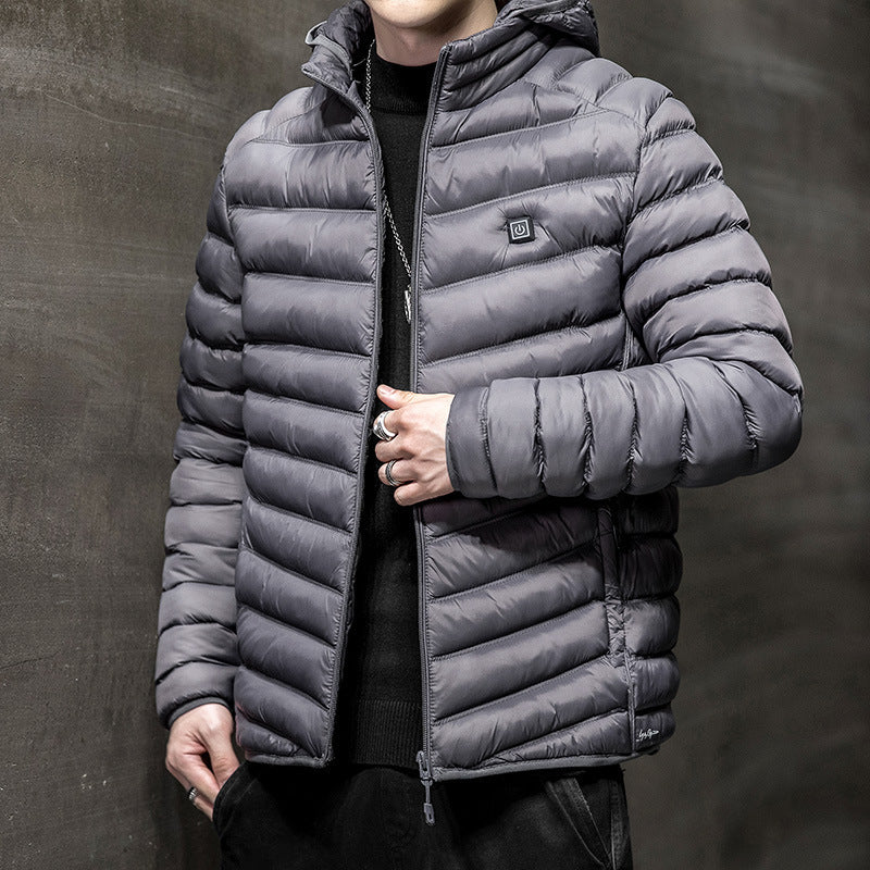 Doudoune Homme Hiver Ultra Légère & Chaude – Style Urbain avec Capuche