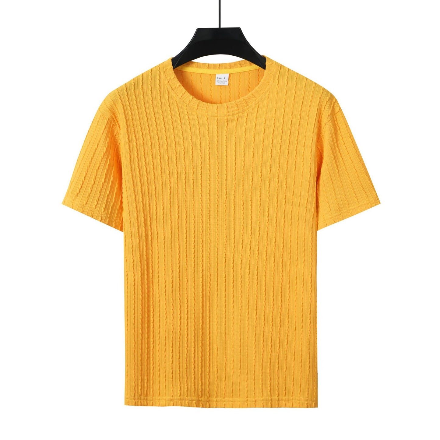 Ensemble Homme Décontracté Été - T-shirt Col Rond & Short Motif Rayé | Look Sport & Tendance 2025