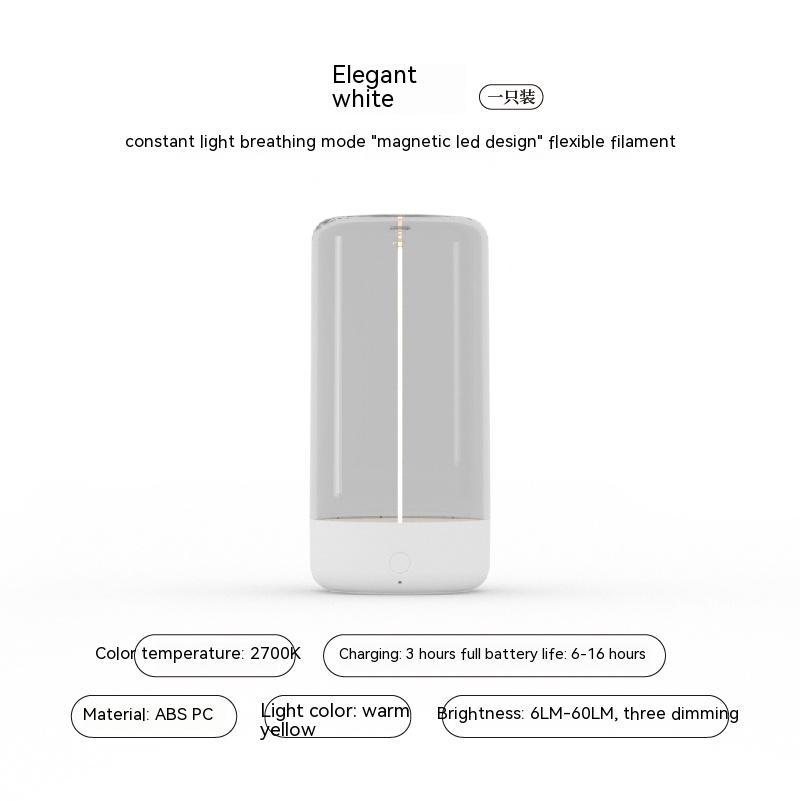 New Lampe LED design portative – Éclairage décoratif moderne rechargeable USB