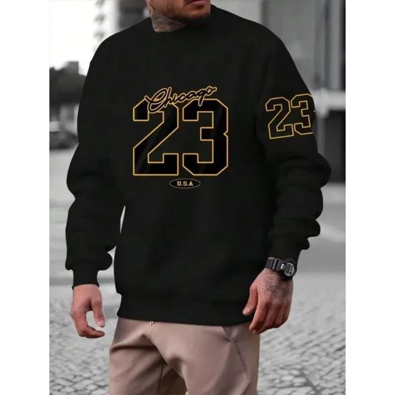 Sweat-Shirt Homme "Chicago 23" – Style Urbain & Sportif