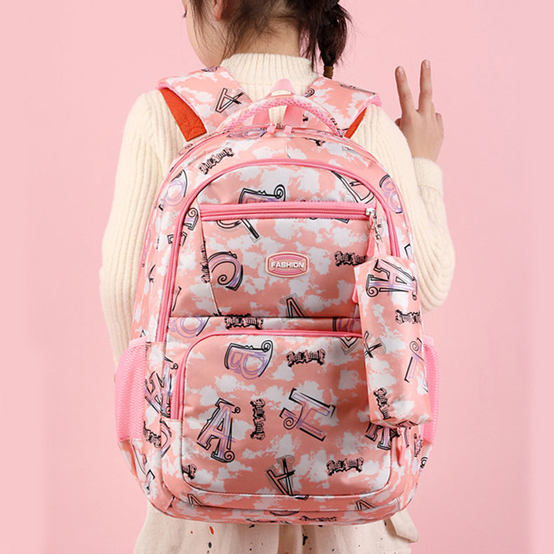 Sac à Dos Scolaire Enfant & Ado – Cartable Léger Grande Capacité – Motifs Colorés Filles & Garçons