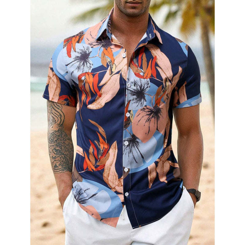 Chemise à Motifs Élégants pour Homme – Style Décontracté et Raffiné