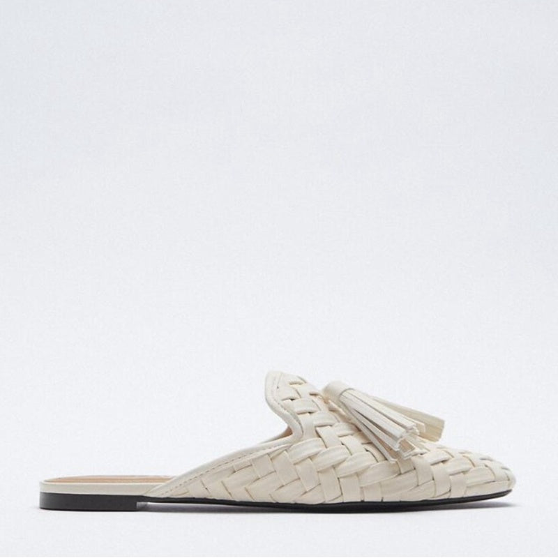 Mules “Tressé Élégance” – L’art du style effortless
