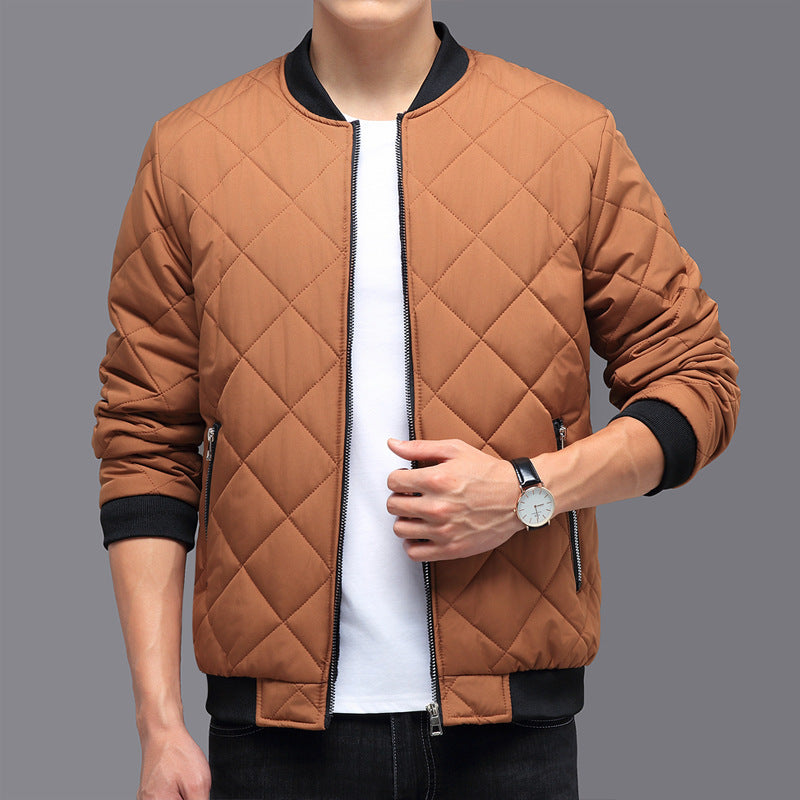 Veste Matelassée Homme Hiver Épais – Doublure Velours Chaude