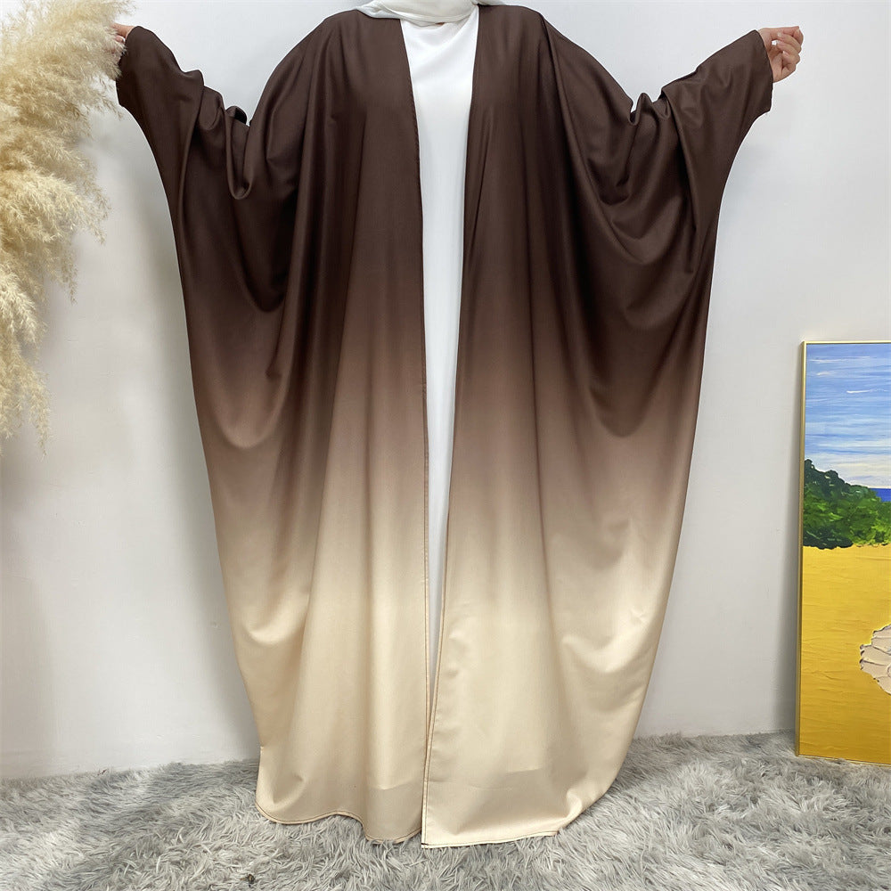ABAYA ROUGE & BLANC – RAFFINEMENT ET MODERNITÉ