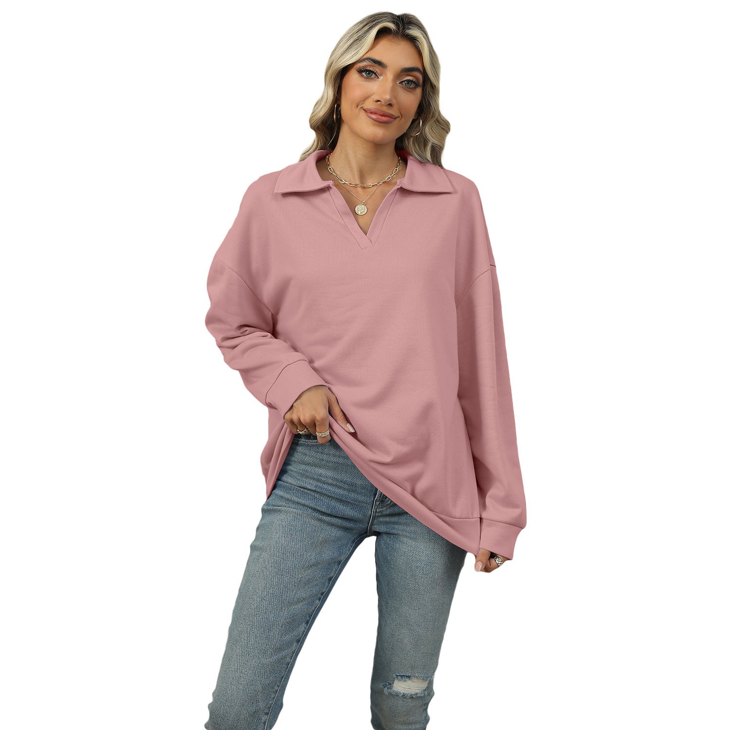 New Sweat Chic Oversize™ – Confort Doux & Élégance Décontractée