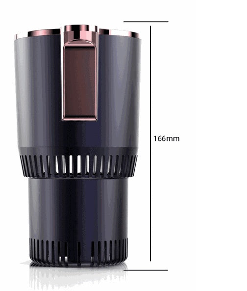 Mini Réfrigérateur & Chauffe-Tasse 2-en-1 Voiture – USB 12V, Affichage LED Température