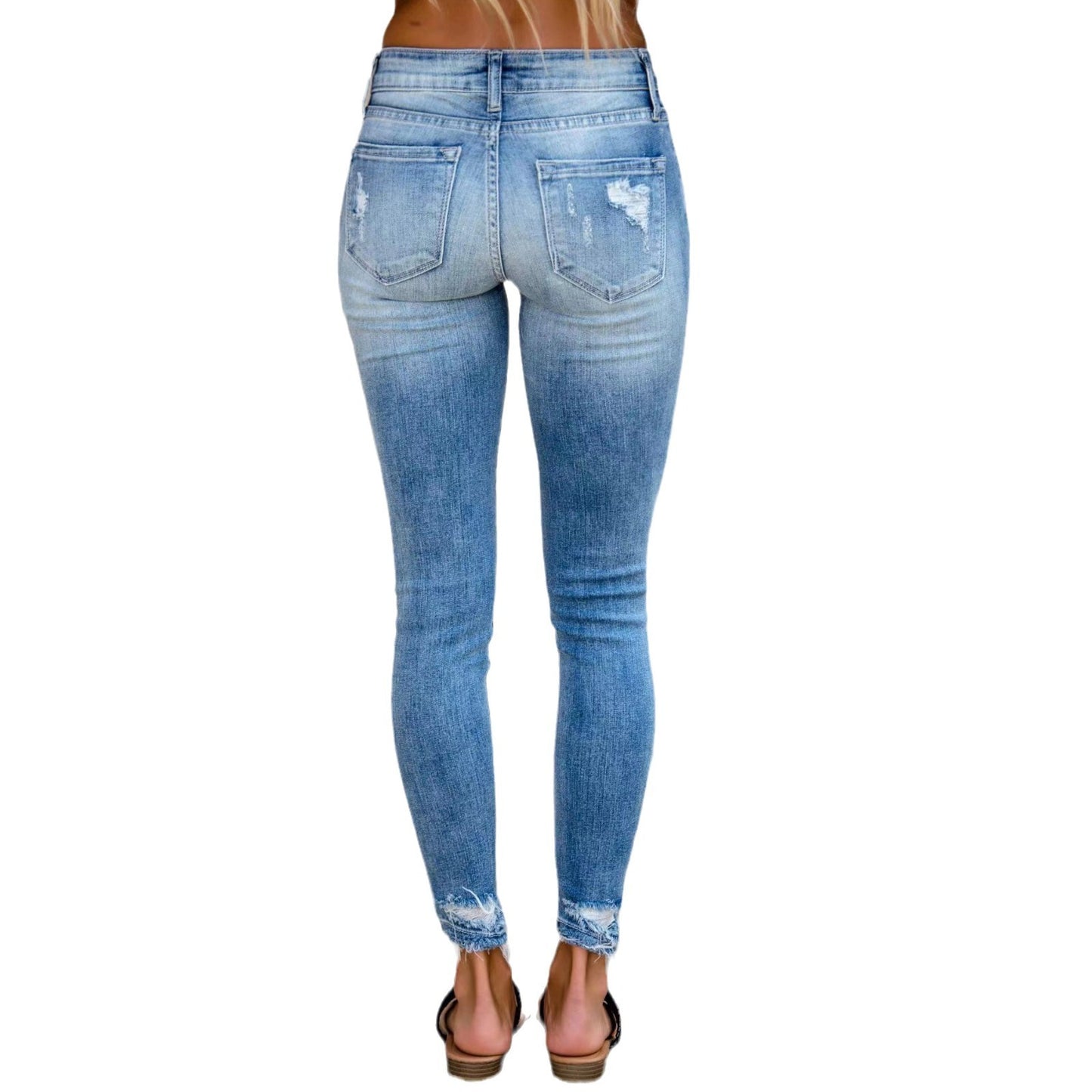 Jean Skinny Taille Haute Femme – Confort & Silhouette Parfaite