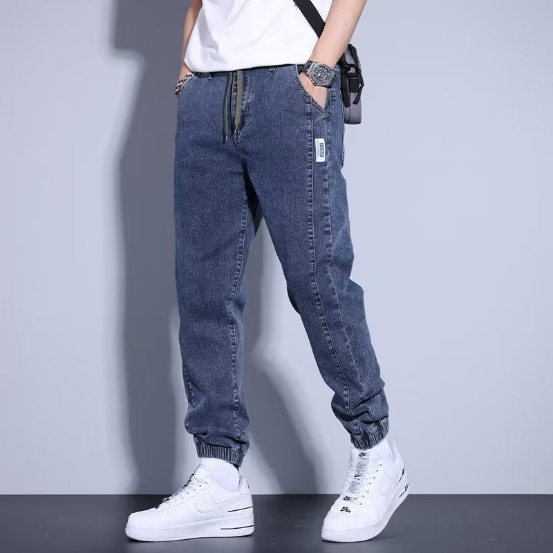 Jean Jogger Homme Noir - Coupe Tapered & Bas Élastiqué | Streetwear Urbain Confort