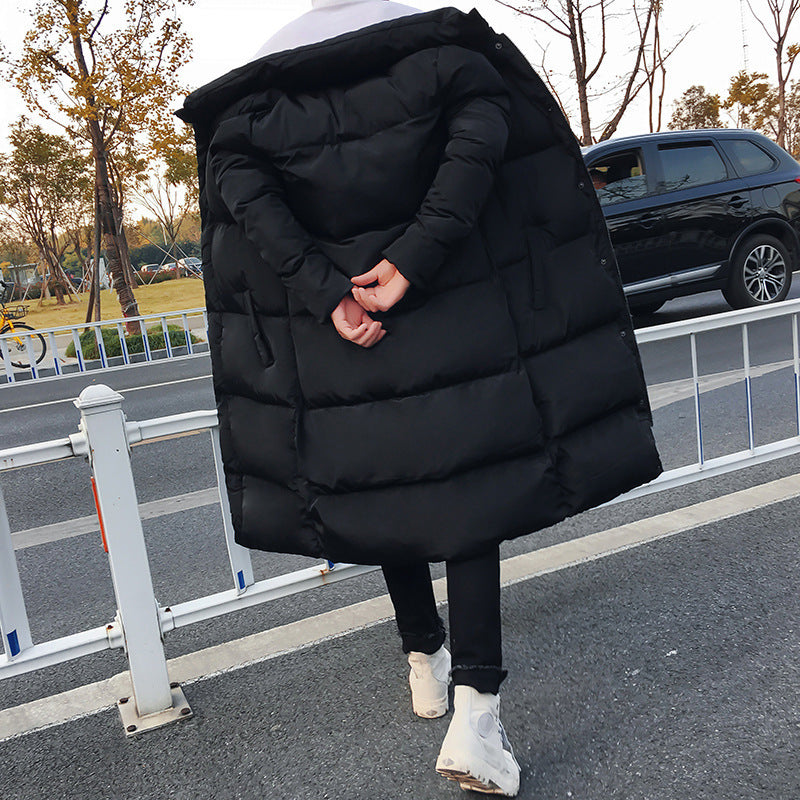 Doudoune longue noire homme, coupe urbaine chaude et stylée