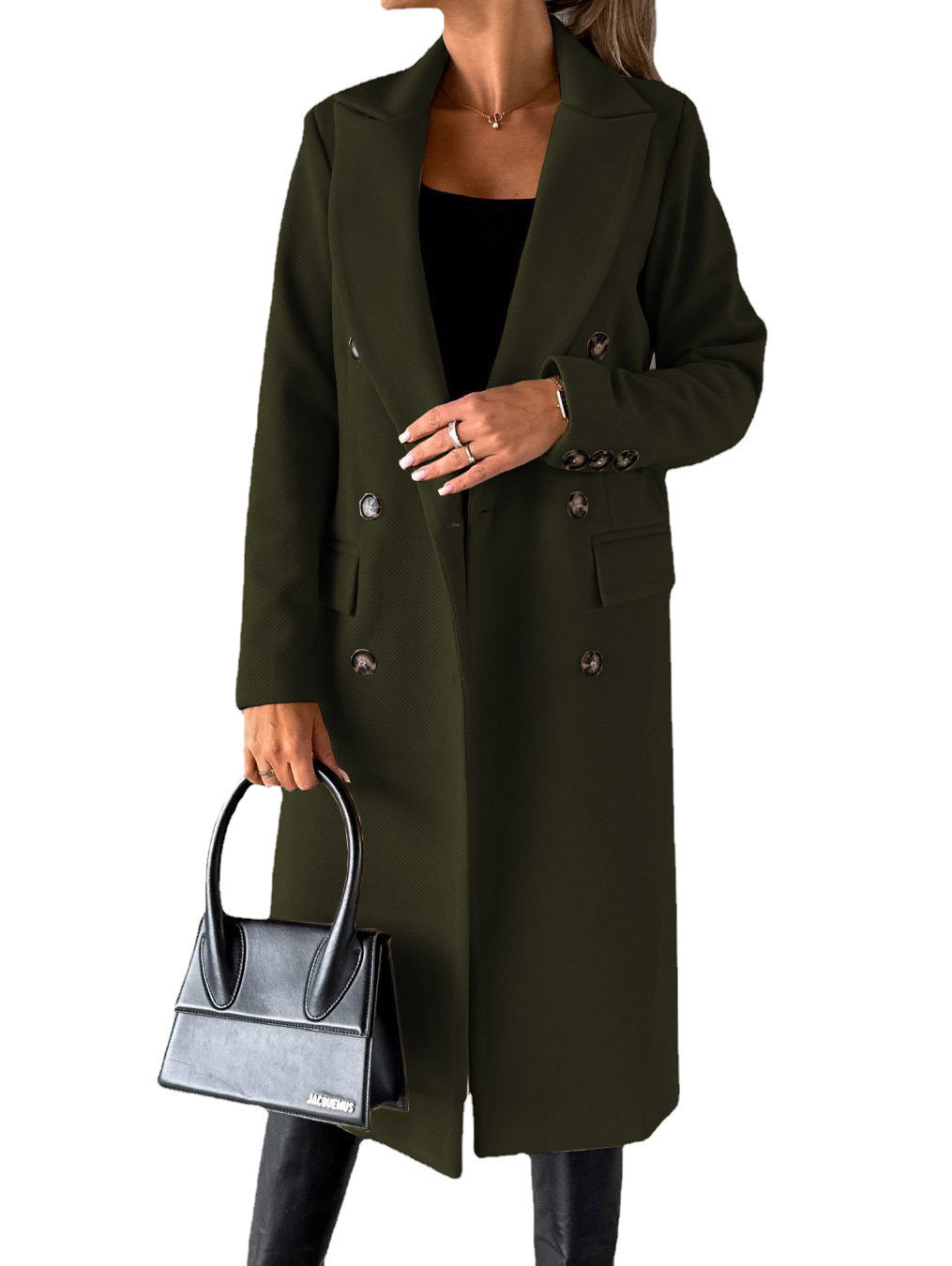 Manteau Long Élégant Femme – Automne & Hiver