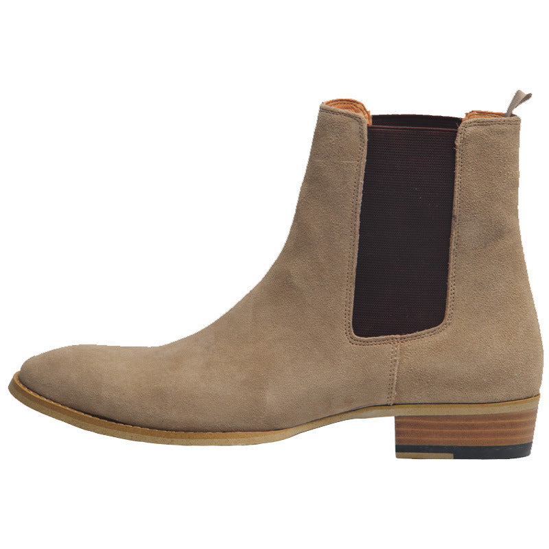 Bottines Chelsea Homme – Cuir & Suédine Élégante