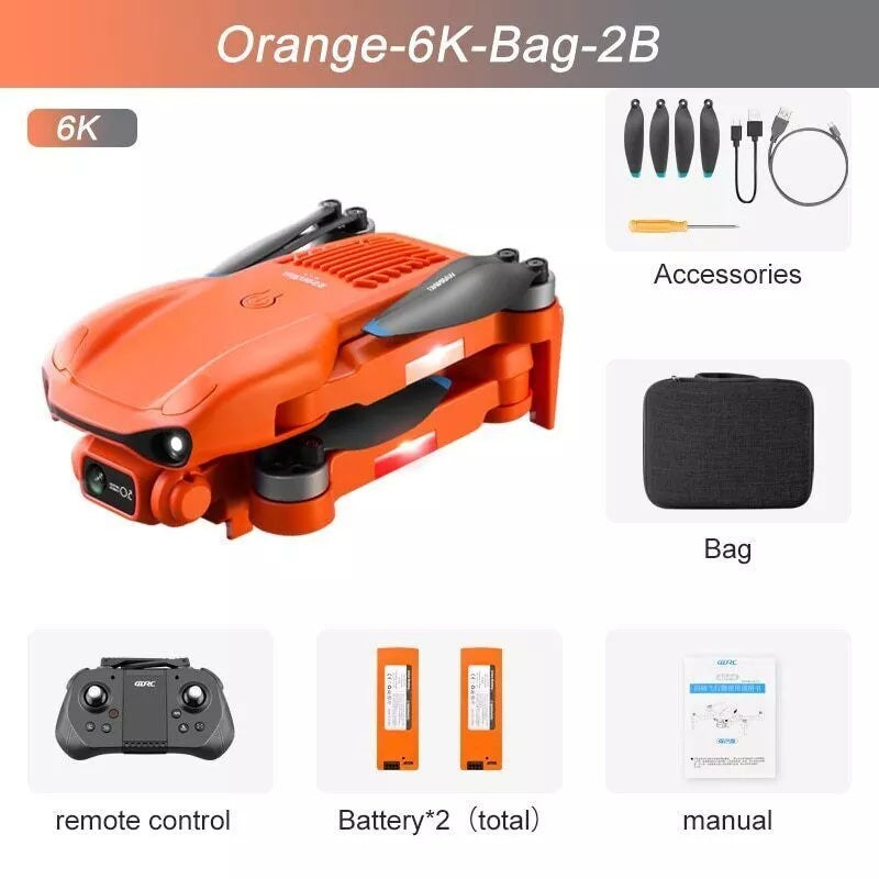 Drone F12 Brushless ESC – Caméra 6K Ultra HD & GPS Intelligent
