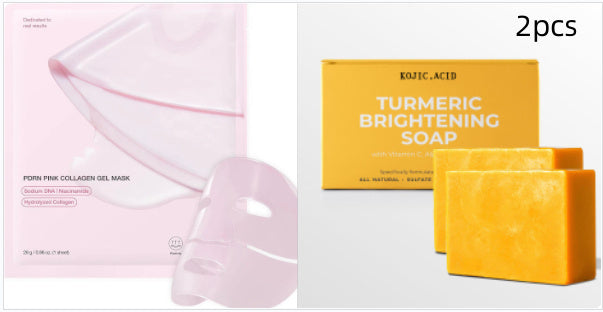 Savon Éclaircissant Curcuma & Acide Kojique – Peau Lumineuse & Unie