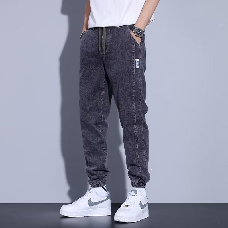 Jean Jogger Homme Noir - Coupe Tapered & Bas Élastiqué | Streetwear Urbain Confort