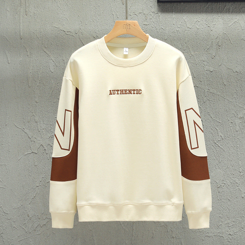 Sweat homme AUTHENTIC manches contrastées, coupe street tendance 2025