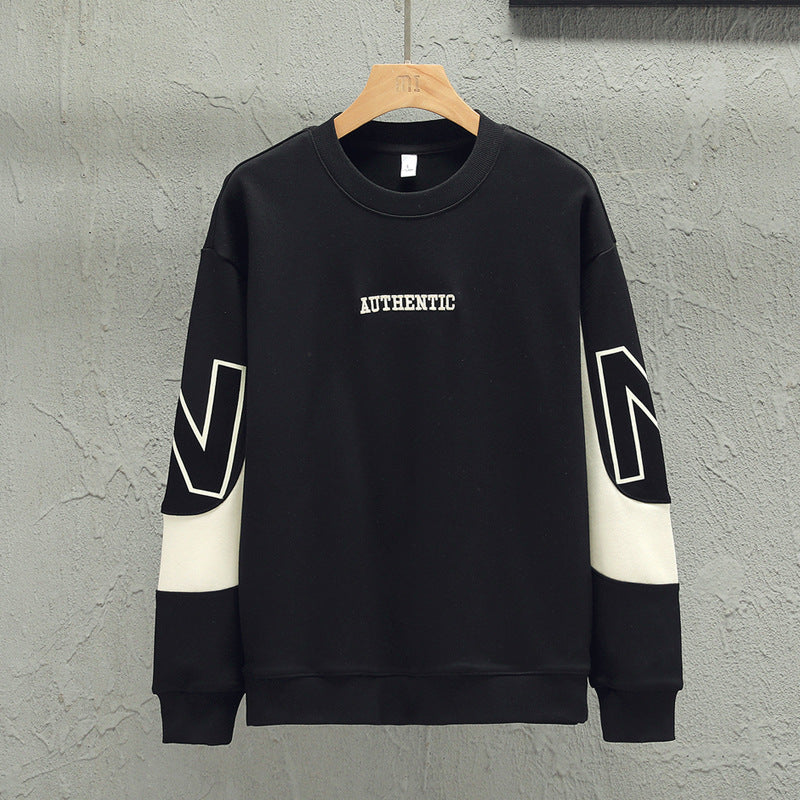 Sweat homme AUTHENTIC manches contrastées, coupe street tendance 2025