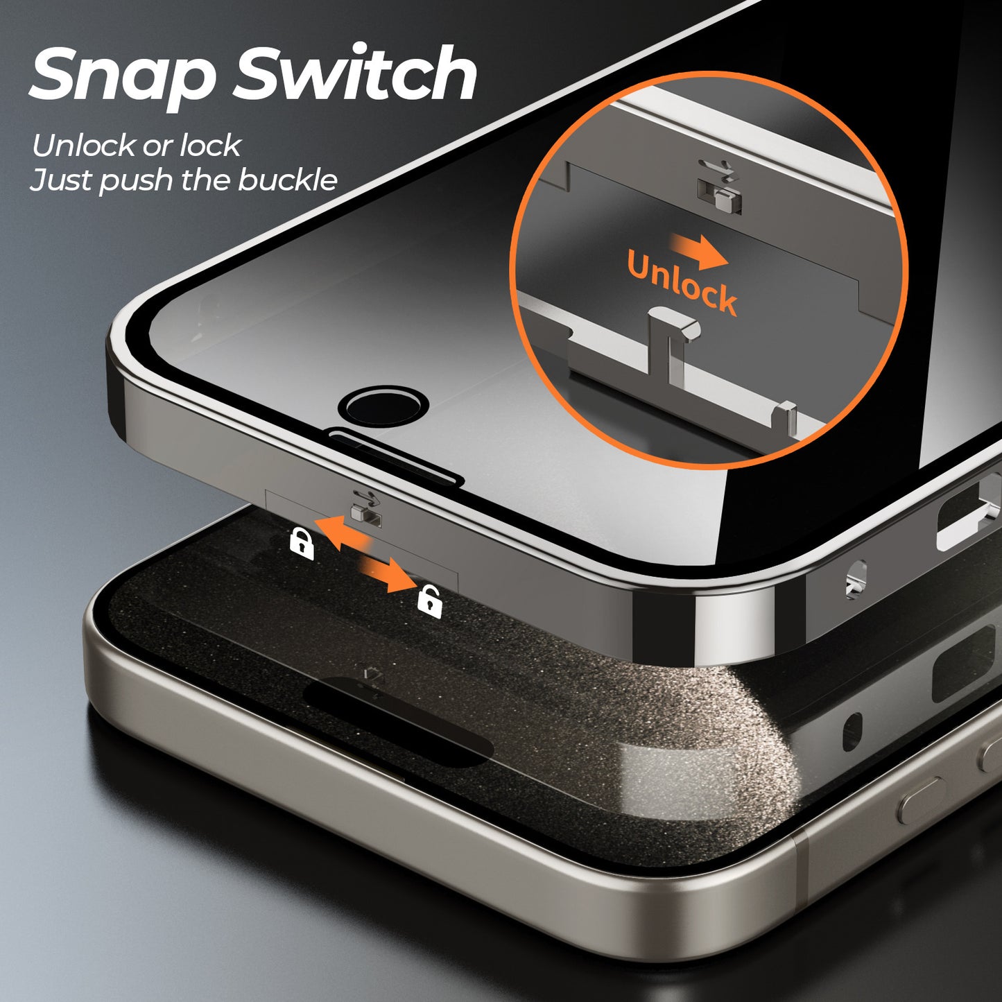 Coque Magnétique Double Face en Verre Trempé – Protection 360°