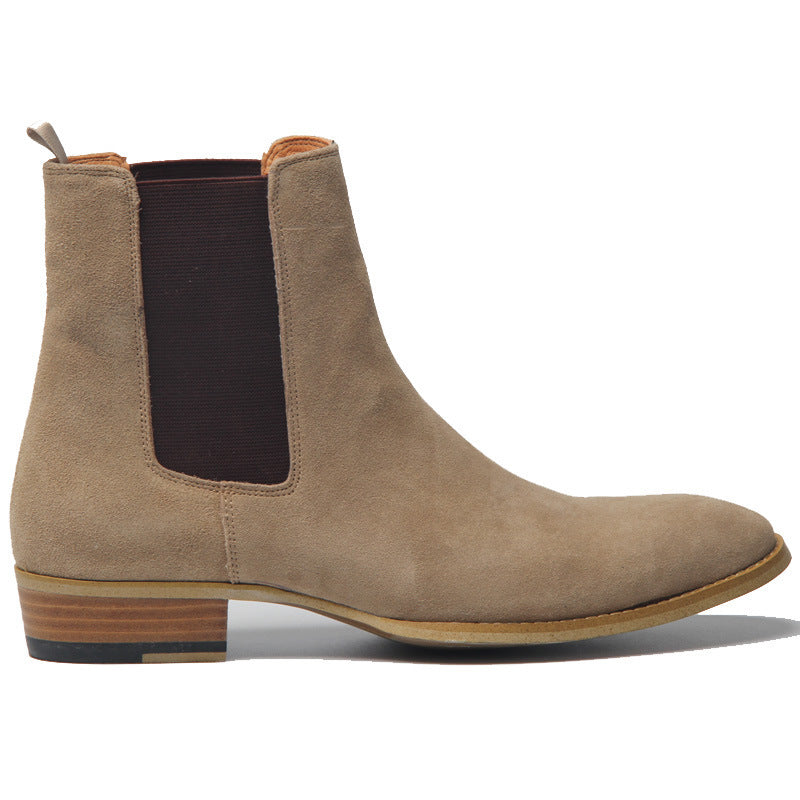 Bottines Chelsea Homme – Cuir & Suédine Élégante