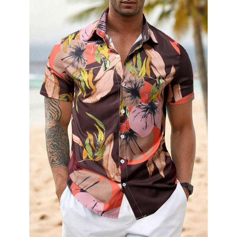 Chemise à Motifs Élégants pour Homme – Style Décontracté et Raffiné