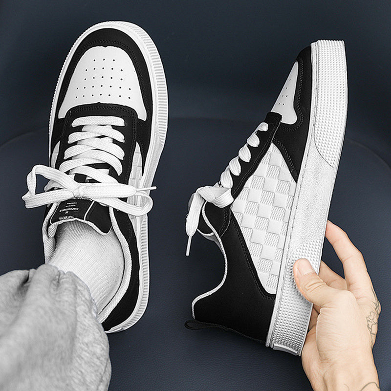 Baskets Blanches Unisex – Sneakers Tendance Confortables – Chaussures Casual Streetwear Homme/Femme