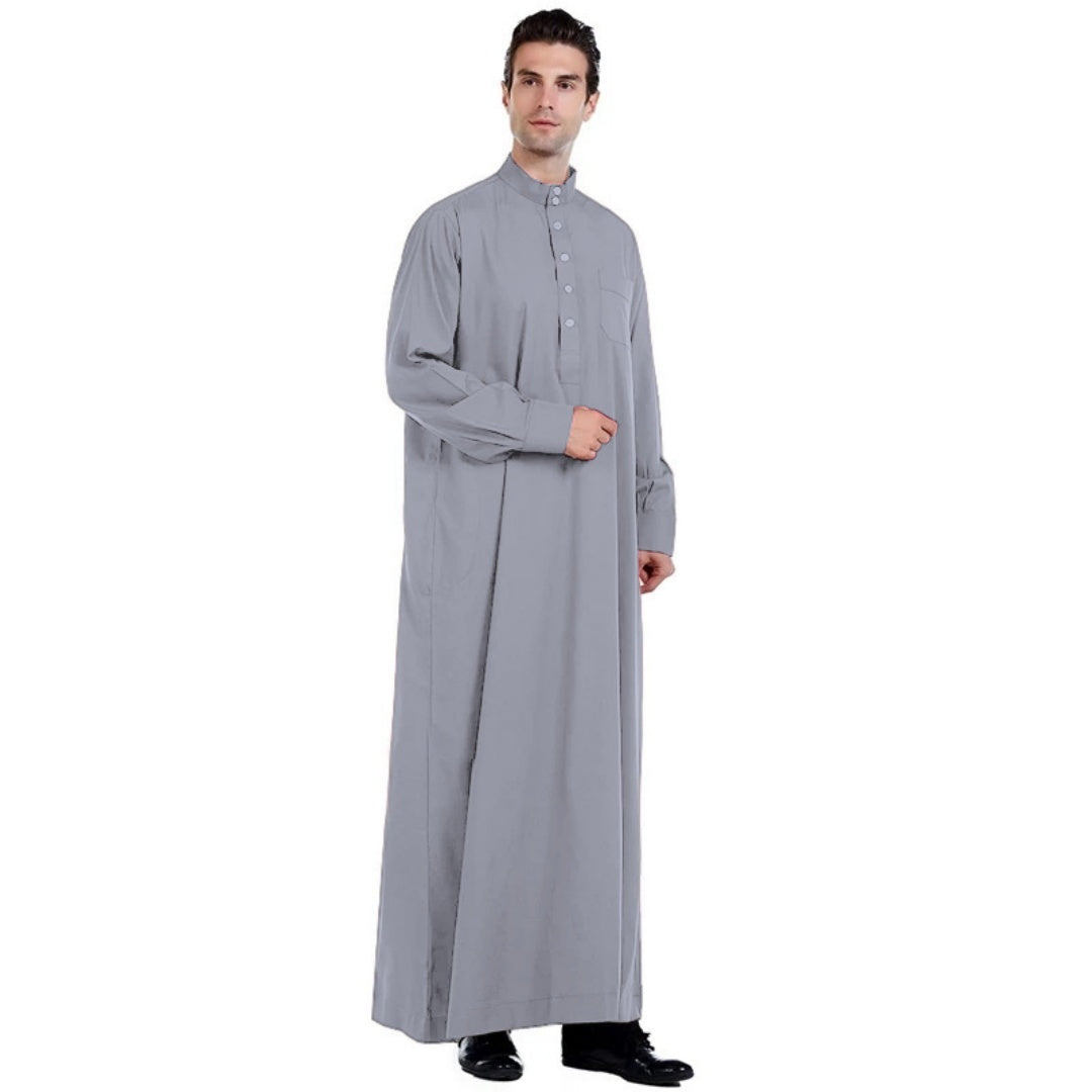 Qamis Homme Moderne – Coupe Droite & Élégante, 6 Coloris Tendance
