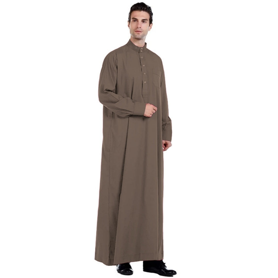 Qamis Homme Moderne – Coupe Droite & Élégante, 6 Coloris Tendance
