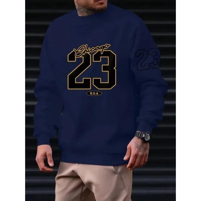 Sweat-Shirt Homme "Chicago 23" – Style Urbain & Sportif