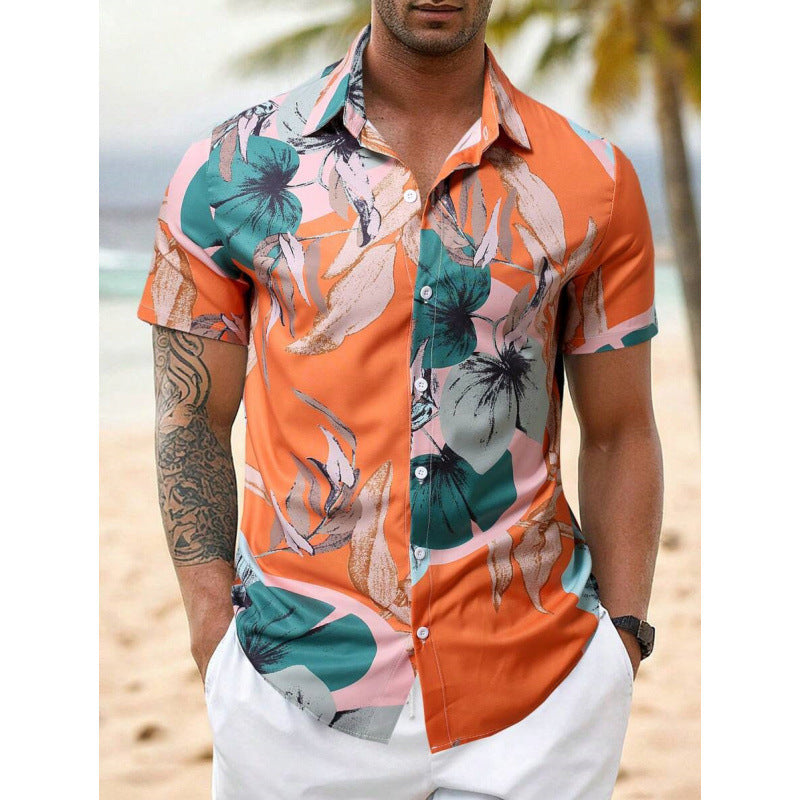 Chemise à Motifs Élégants pour Homme – Style Décontracté et Raffiné