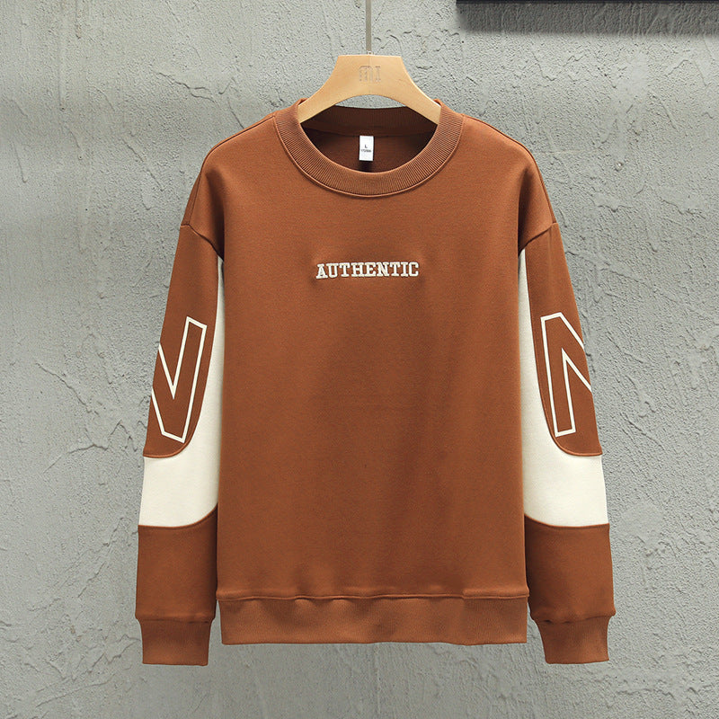 Sweat homme AUTHENTIC manches contrastées, coupe street tendance 2025