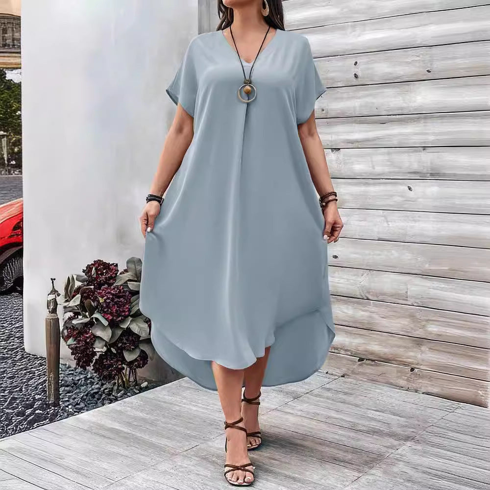 Robe fluide grande taille été – Élégance bohème chic tendance 2025