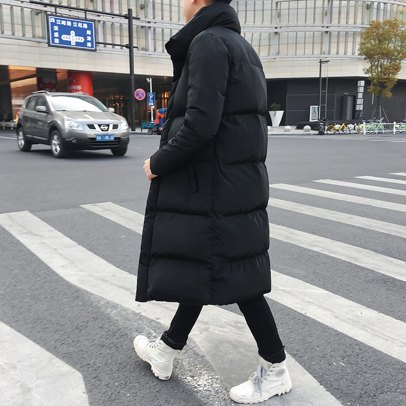 Doudoune longue noire homme, coupe urbaine chaude et stylée
