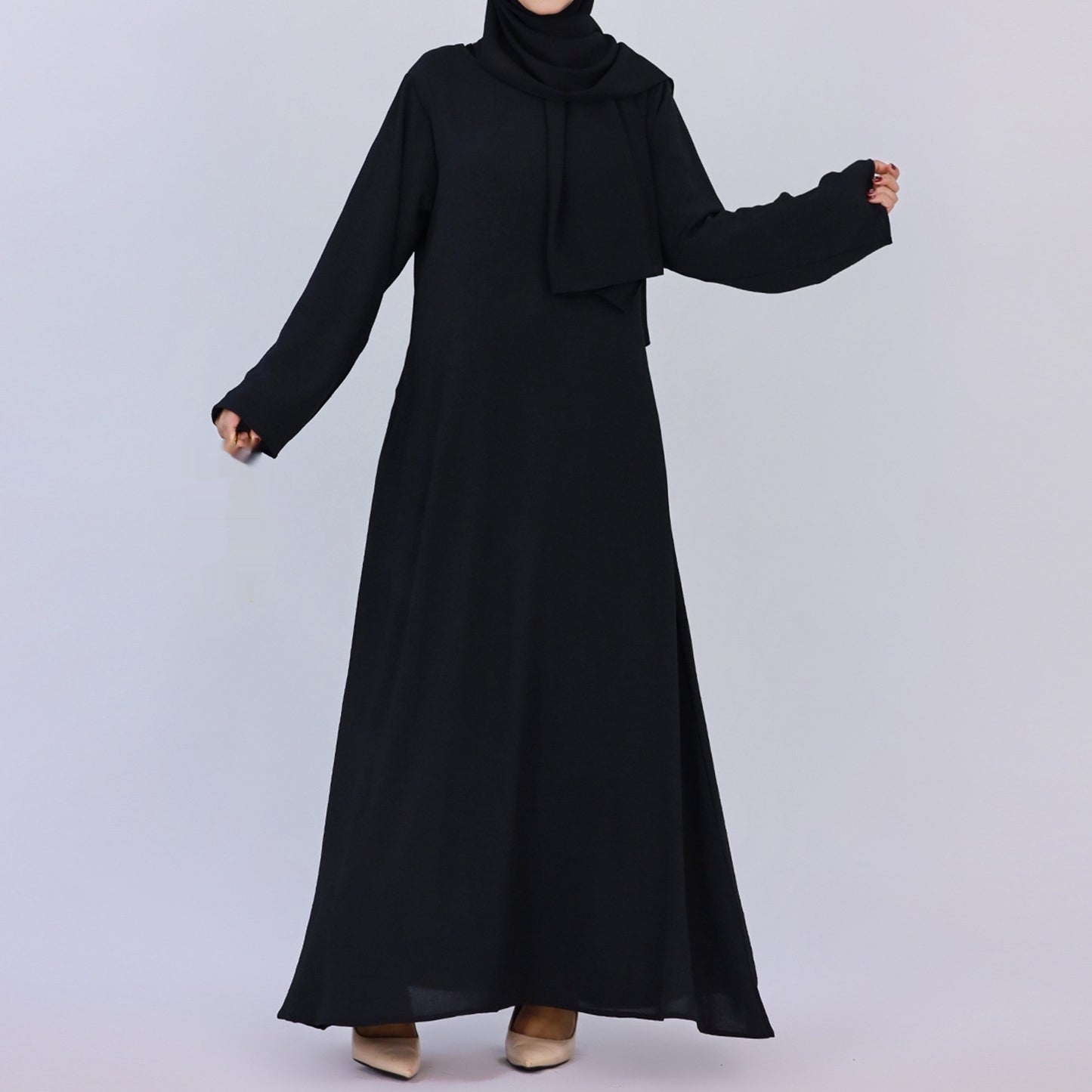 Abaya Fluide Luxe – Confort & Élégance au Quotidien