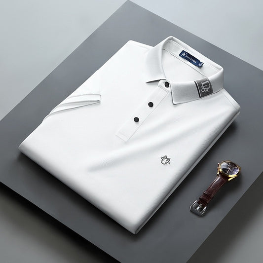 Polo Blanc Premium “Signature Élégance” – Coupe Classique Chic