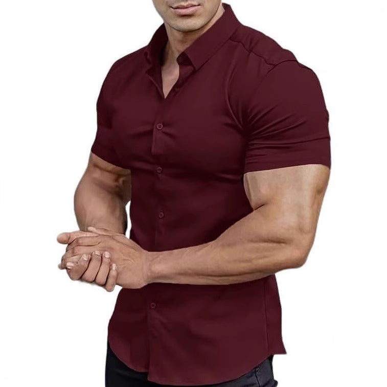 Chemise Sculptée Premium - Style Cintré Luxe | Look Viril Élégant