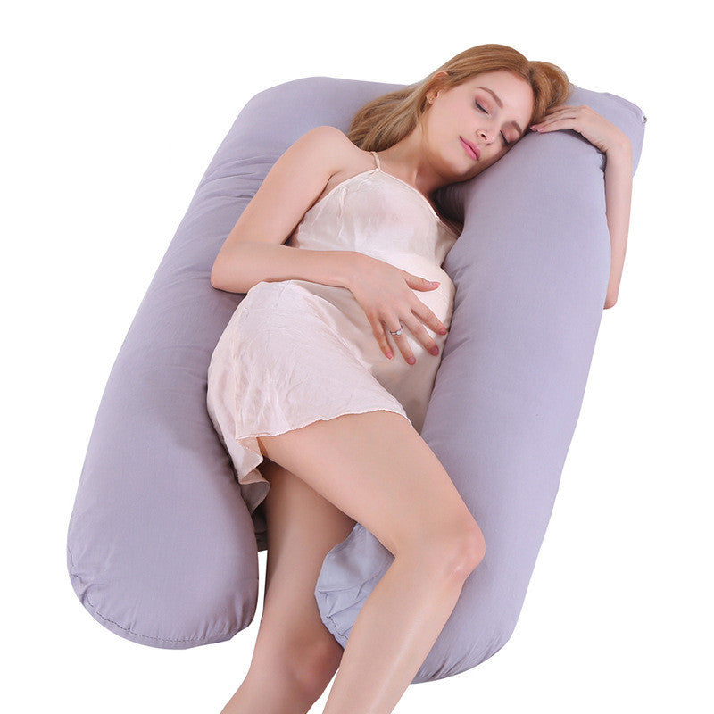 Oreiller de grossesse en U – Coussin maternité ergonomique pour dormir confortablement