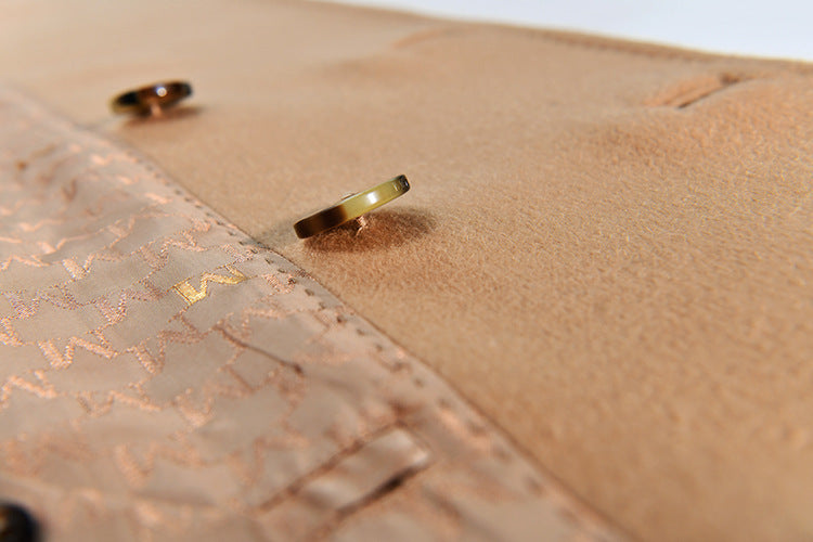 Manteau en Cachemire Double Face – Élégance et Luxe Absolu