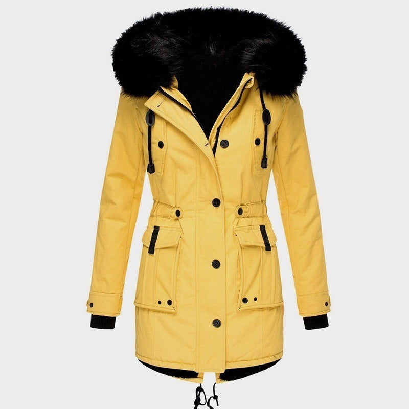 Parka Hiver Femme – Ultra chaude avec capuche à fourrure – Du S au 5XL