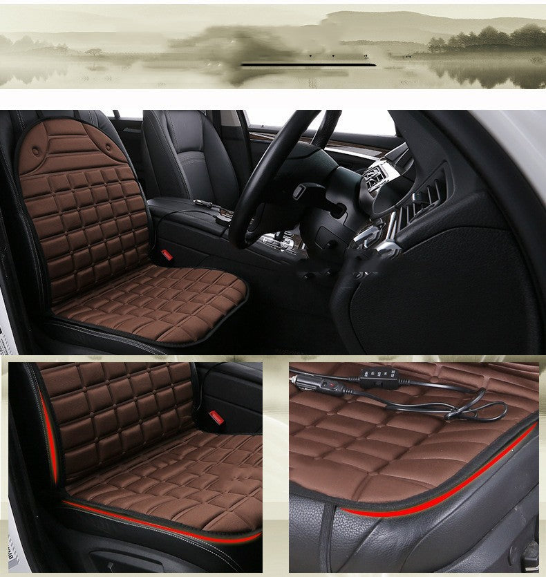 Coussin Chauffant Luxe pour Siège Auto – Confort Ultime, Style Assuré