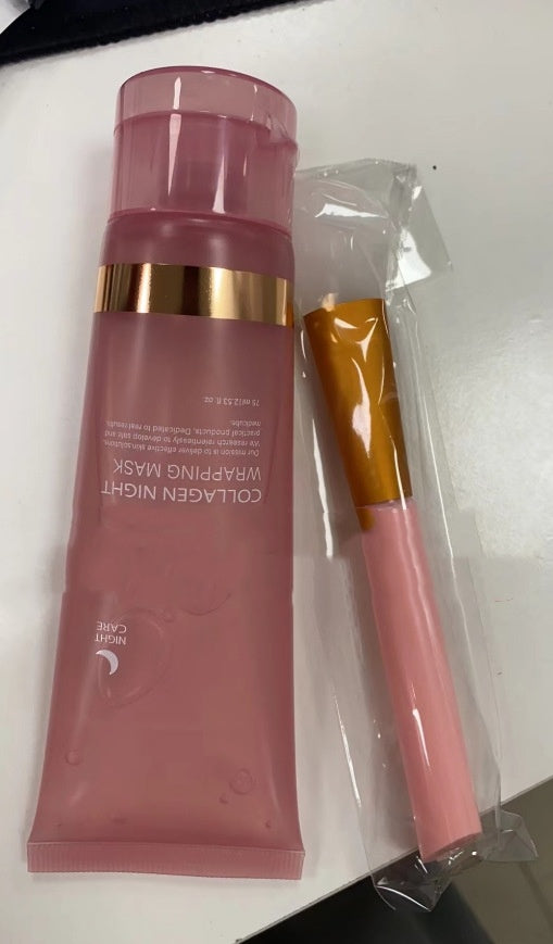 Masque de Nuit au Collagène – Hydratation & Fermeté