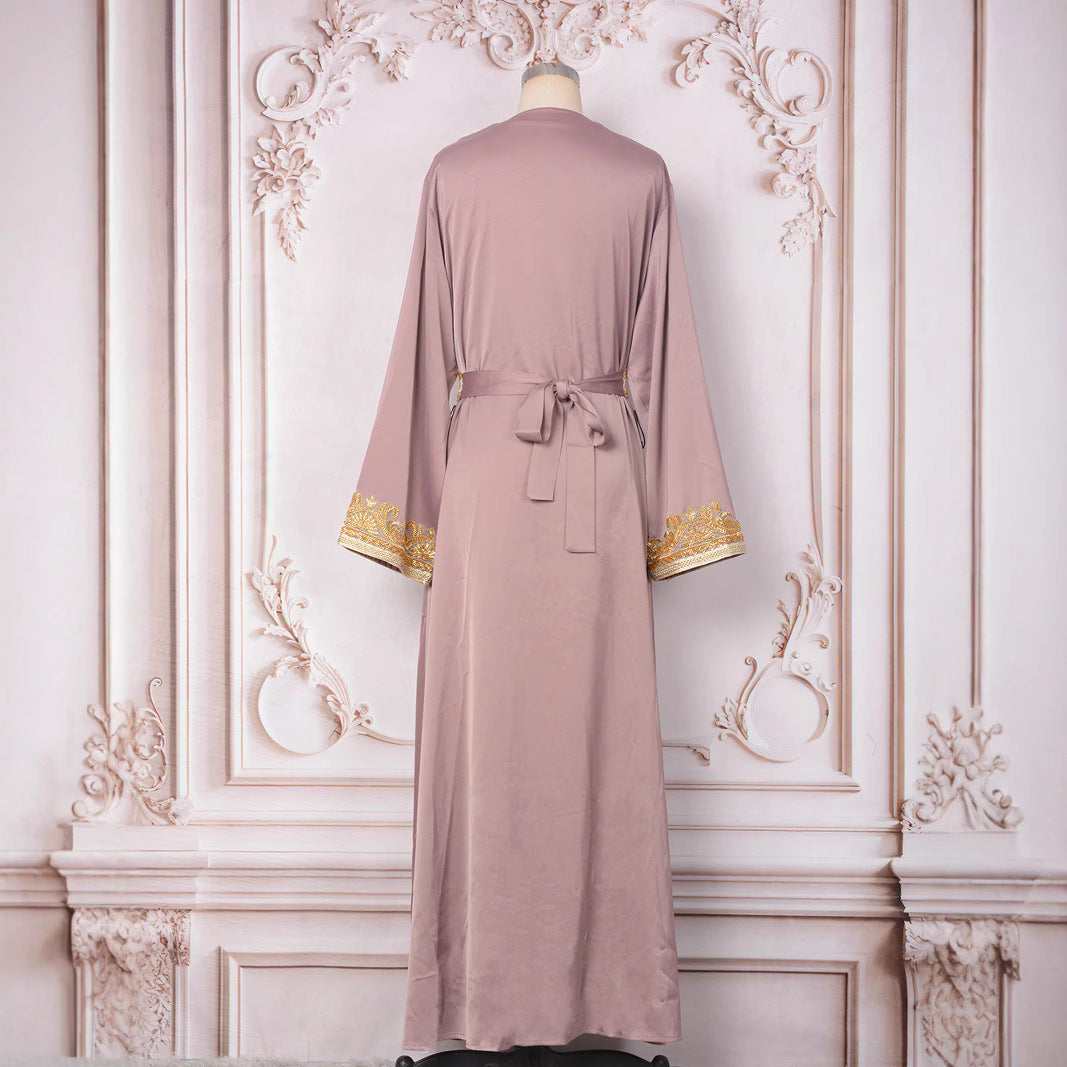 Ensemble Deux Pièces Traditionnel Femme – Élégance Perlée et Raffinée