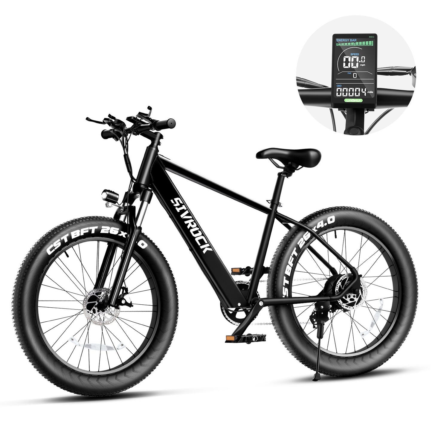 Vélo électrique Fat Bike 1000W – VTT tout-terrain pneus larges 26x4