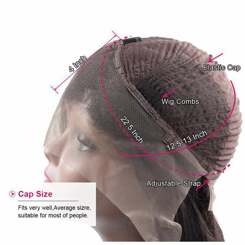 Perruque Lace Front Ondulée Ombré – Cheveux Humains Luxe