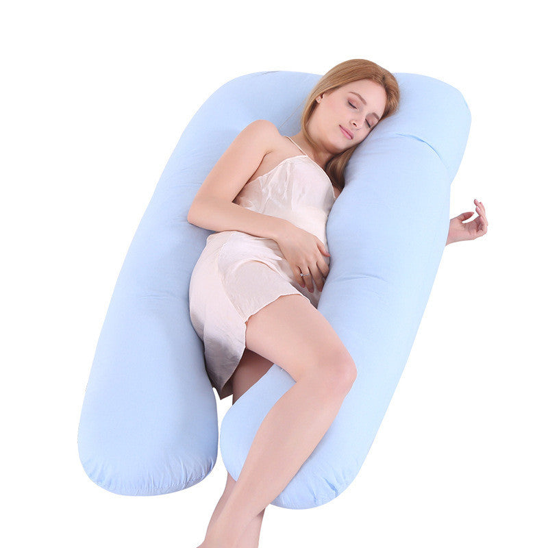Oreiller de grossesse en U – Coussin maternité ergonomique pour dormir confortablement