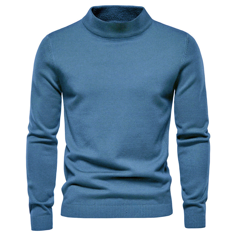 Pull Homme Col Montant – Style Chic Décontracté – Automne & Hiver